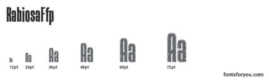 RabiosaFfp Font Sizes