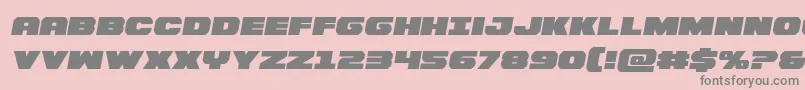 fuente Bummersemital – Fuentes Grises Sobre Fondo Rosa