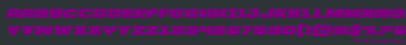 Bummersemital Font – Purple Fonts on Black Background