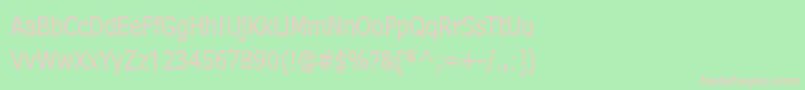 More about DrummonNarrow Font DrummonNarrow Font – Pink Fonts on Green Background