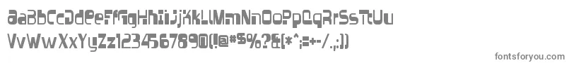 フォントVectroid – 白い背景に灰色の文字