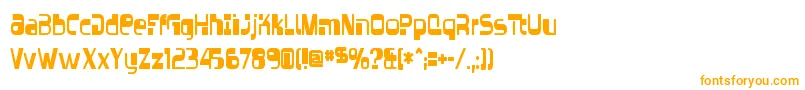 More about Vectroid Font Vectroid Font – Orange Fonts on White Background
