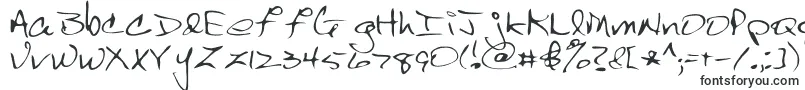Шрифт Dsscrawlc – надписи красивыми шрифтами