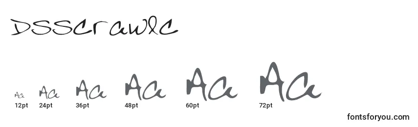 Dsscrawlc Font Sizes