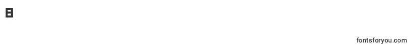 Sdreversegeneration Font – Fonts for Digit 8
