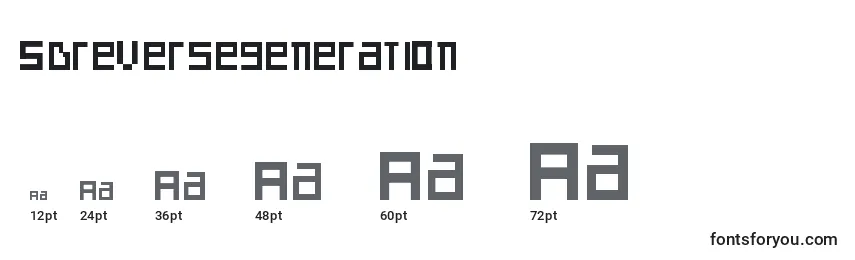 Sdreversegeneration Font Sizes