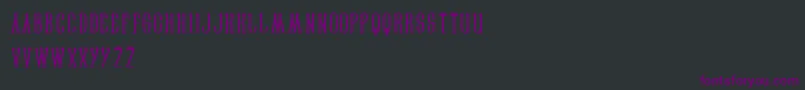 Sailorman Font – Purple Fonts on Black Background