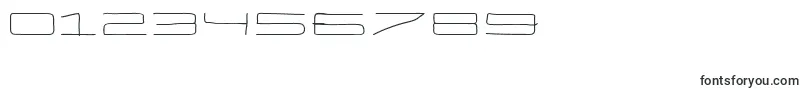 フォントEneasexpandedRegular – 数字と数値のためのフォント