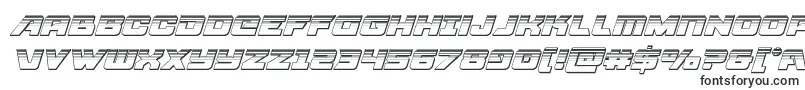 Шрифт Aircruiserplatital – тяжелые шрифты