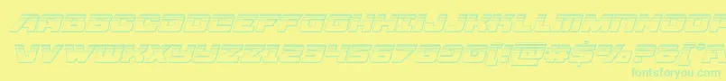 More about Aircruiserplatital Font Aircruiserplatital Font – Green Fonts on Yellow Background