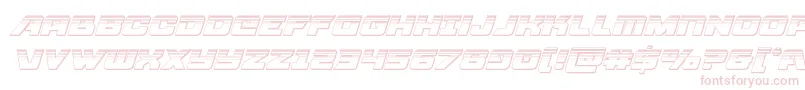 fuente Aircruiserplatital – Fuentes Rosadas Sobre Fondo Blanco
