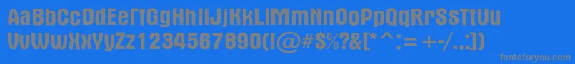 AAlternarg Font – Gray Fonts on Blue Background
