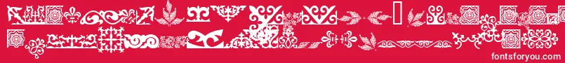 Asylbekm31kazoju.Kz Font – White Fonts on Red Background
