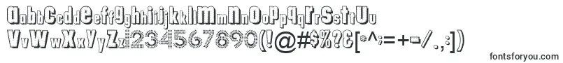 Tungfontalpha003-fontti – Erikoiset fontit