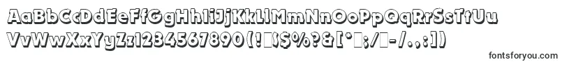 Шрифт DynamoShadowLetPlain.1.0 – шрифты, начинающиеся на D
