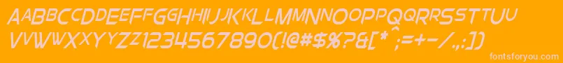 Más sobre la fuente ChromiaSupercapCondensedItalic fuente ChromiaSupercapCondensedItalic – Fuentes Rosadas Sobre Fondo Naranja