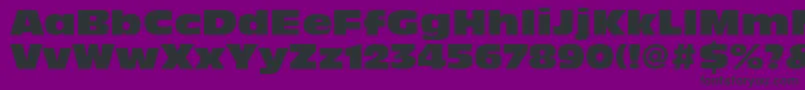 Шрифт AntiqueolivestdNord – чёрные шрифты на фиолетовом фоне