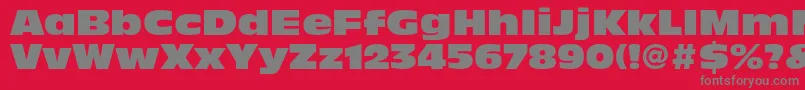 fuente AntiqueolivestdNord – Fuentes Grises Sobre Fondo Rojo