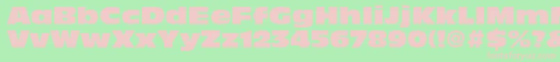 AntiqueolivestdNord Font – Pink Fonts on Green Background