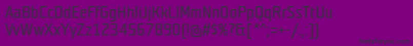 Teutonmager Font – Black Fonts on Purple Background