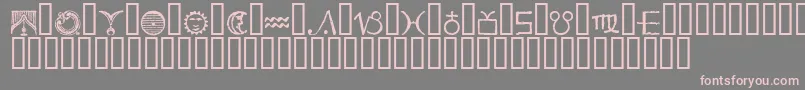 Essed Font – Pink Fonts on Gray Background