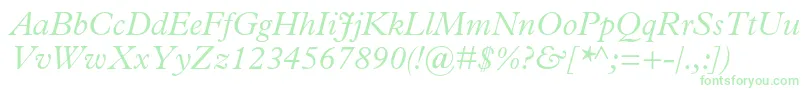 PlantinstdLightitalic Font – Green Fonts