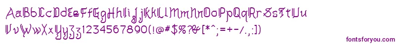 Akashimf Font – Purple Fonts
