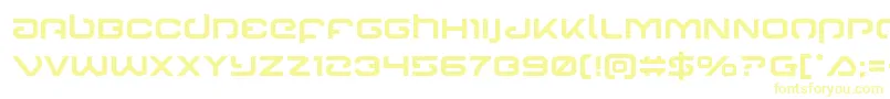 Шрифт Gunrunner – жёлтые шрифты