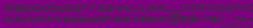 Vaporbsi-fontti – mustat fontit violetilla taustalla