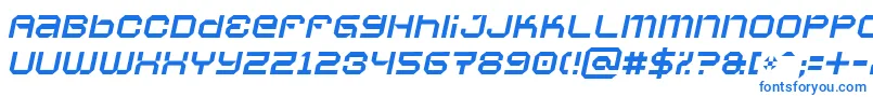 Vaporbsi-fontti – siniset fontit