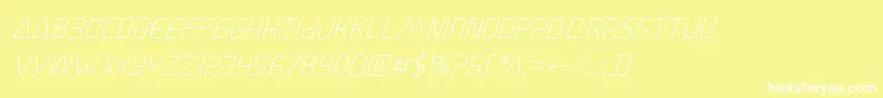 More about Elitedangersuperital Font Elitedangersuperital Font – White Fonts on Yellow Background