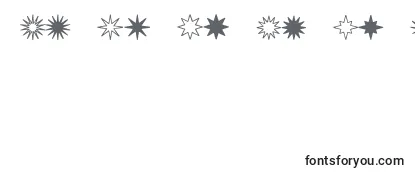 Обзор шрифта StarsSplatsArrows