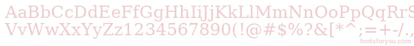 AeCortoba Font – Pink Fonts on White Background