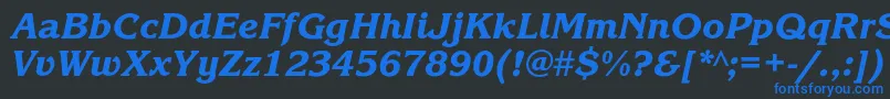 More about KorinnablackcItalic Font KorinnablackcItalic Font – Blue Fonts on Black Background