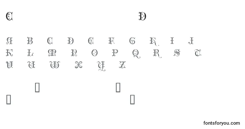 A fonte ClairveauxDemo – alfabeto, números, caracteres especiais
