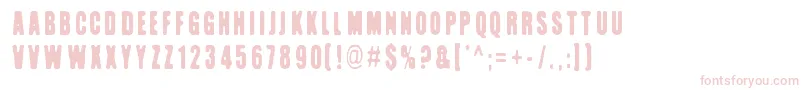 Kuumotus Font – Pink Fonts on White Background