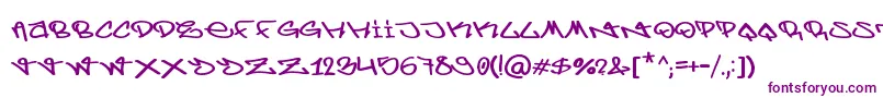 BerlinGraffitiフォントについての詳細 フォントBerlinGraffiti – 紫色のフォント
