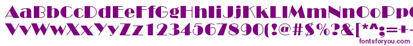 Więcej informacji o czcionce MarqueeRegular Czcionka MarqueeRegular – fioletowe czcionki na białym tle