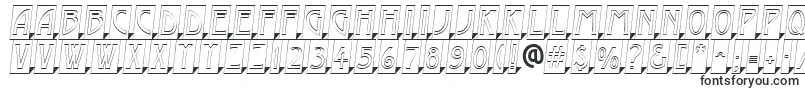 AModernocmotl3Dsh-Schriftart – 3D-Schriften