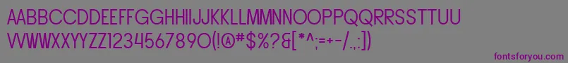 SfButtacupLettering Font – Purple Fonts on Gray Background