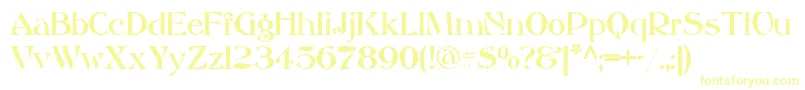 AkvitaniaModern Font – Yellow Fonts