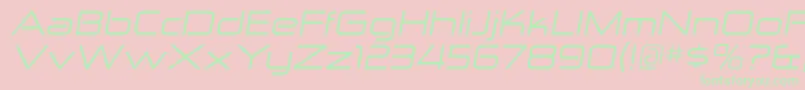 Más sobre la fuente ZektonexItalic fuente ZektonexItalic – Fuentes Verdes Sobre Fondo Rosa