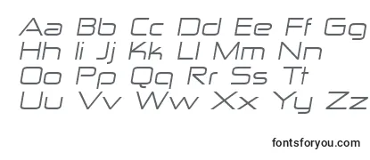 ZektonexItalic-fontti