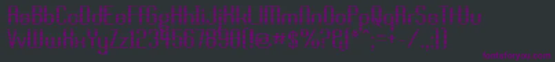 Brassl Font – Purple Fonts on Black Background