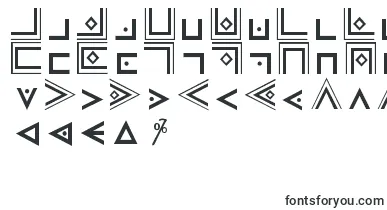 MasonicCipherSymbols font – superduper Fonts