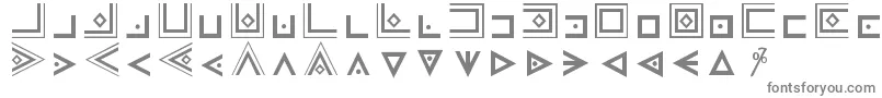 Шрифт MasonicCipherSymbols – серые шрифты