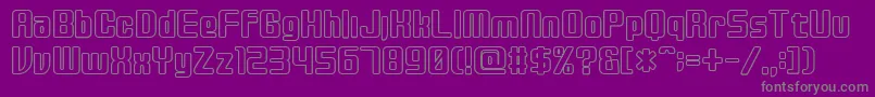 More about Disc Font Disc Font – Gray Fonts on Purple Background