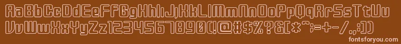 More about Disc Font Disc Font – Pink Fonts on Brown Background