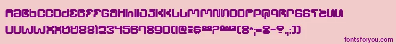 UltraSupervixenHoneyedOut Font – Purple Fonts on Pink Background
