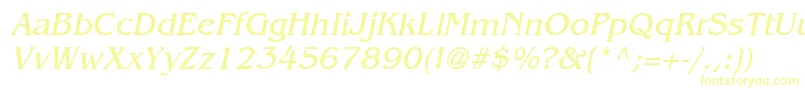 BangleItalic Font – Yellow Fonts